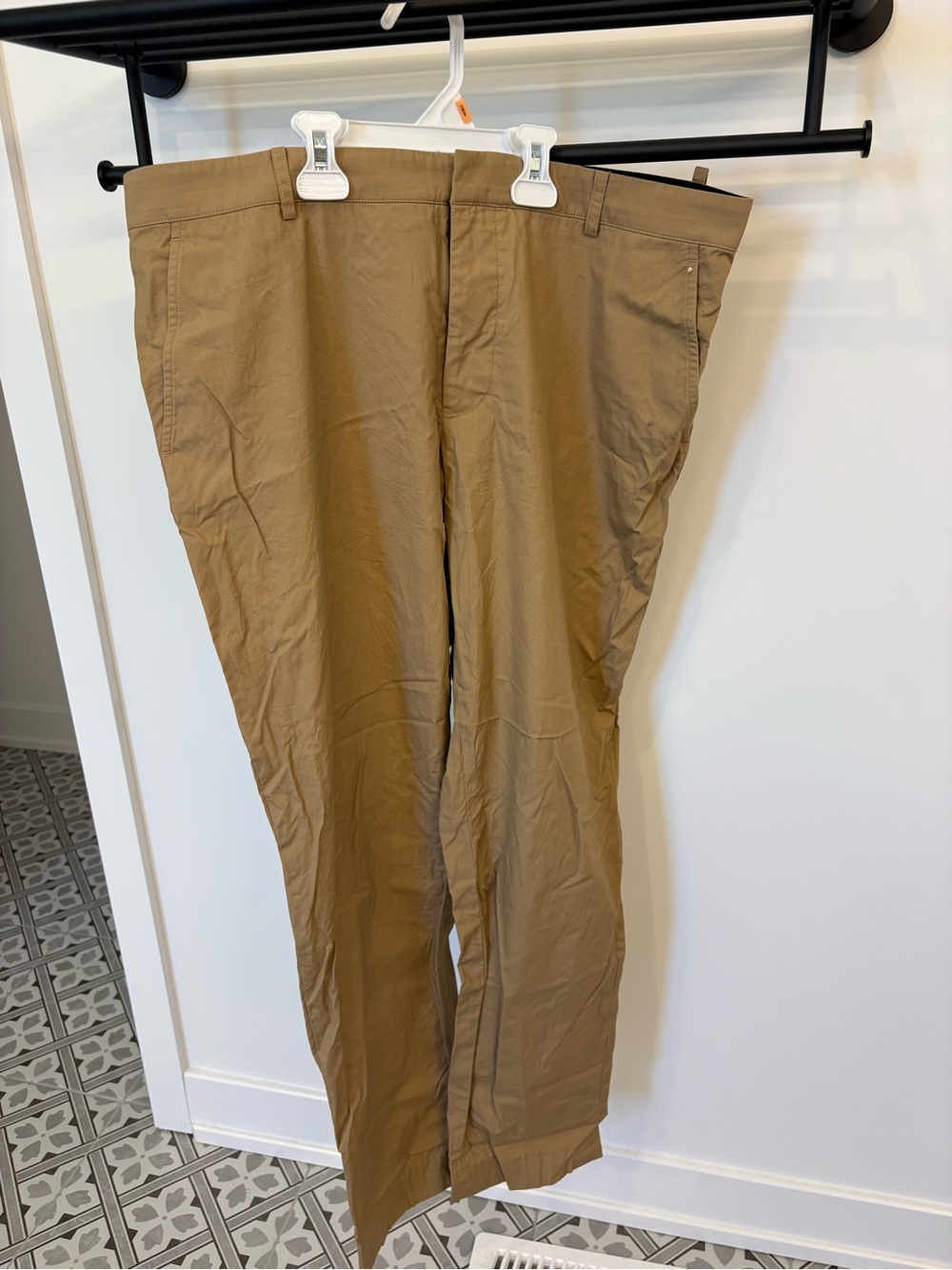 7 For All Mankind Khaki Straight-Leg Chinos - Tan